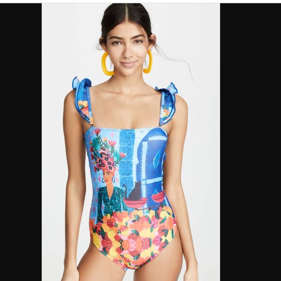 Carolina K Kuna Frutas One-Piece Swimsuit - Picture 1 of 4
